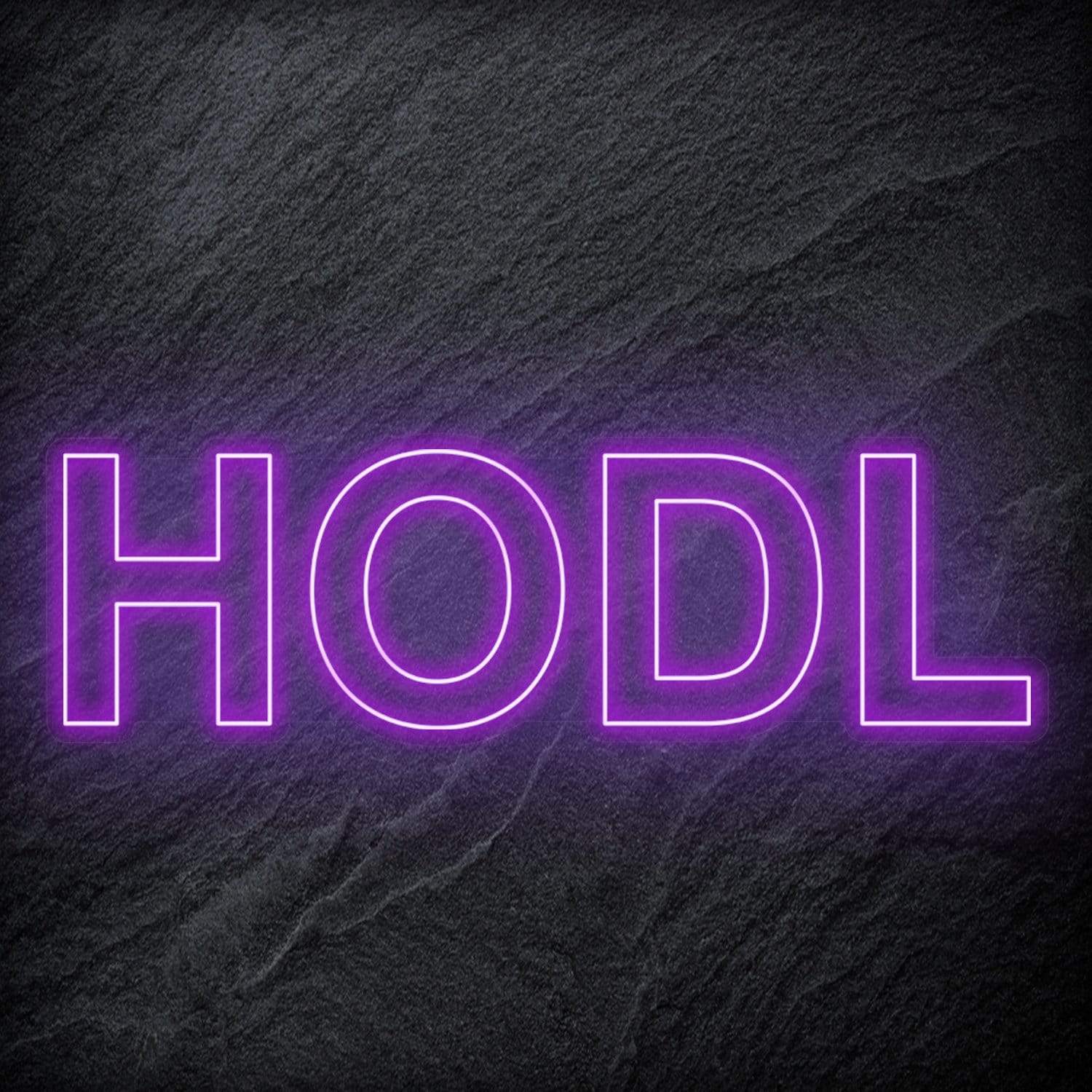 "HODL" LED Neon Schriftzug - NEONEVERGLOW