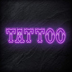 " Tattoo" LED Neonschild Sign - NEONEVERGLOW