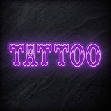 " Tattoo" LED Neonschild Sign - NEONEVERGLOW