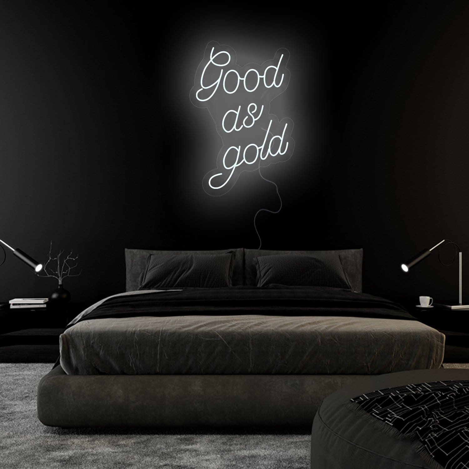 "Good as Gold" LED Neon Sign Schriftzug - NEONEVERGLOW