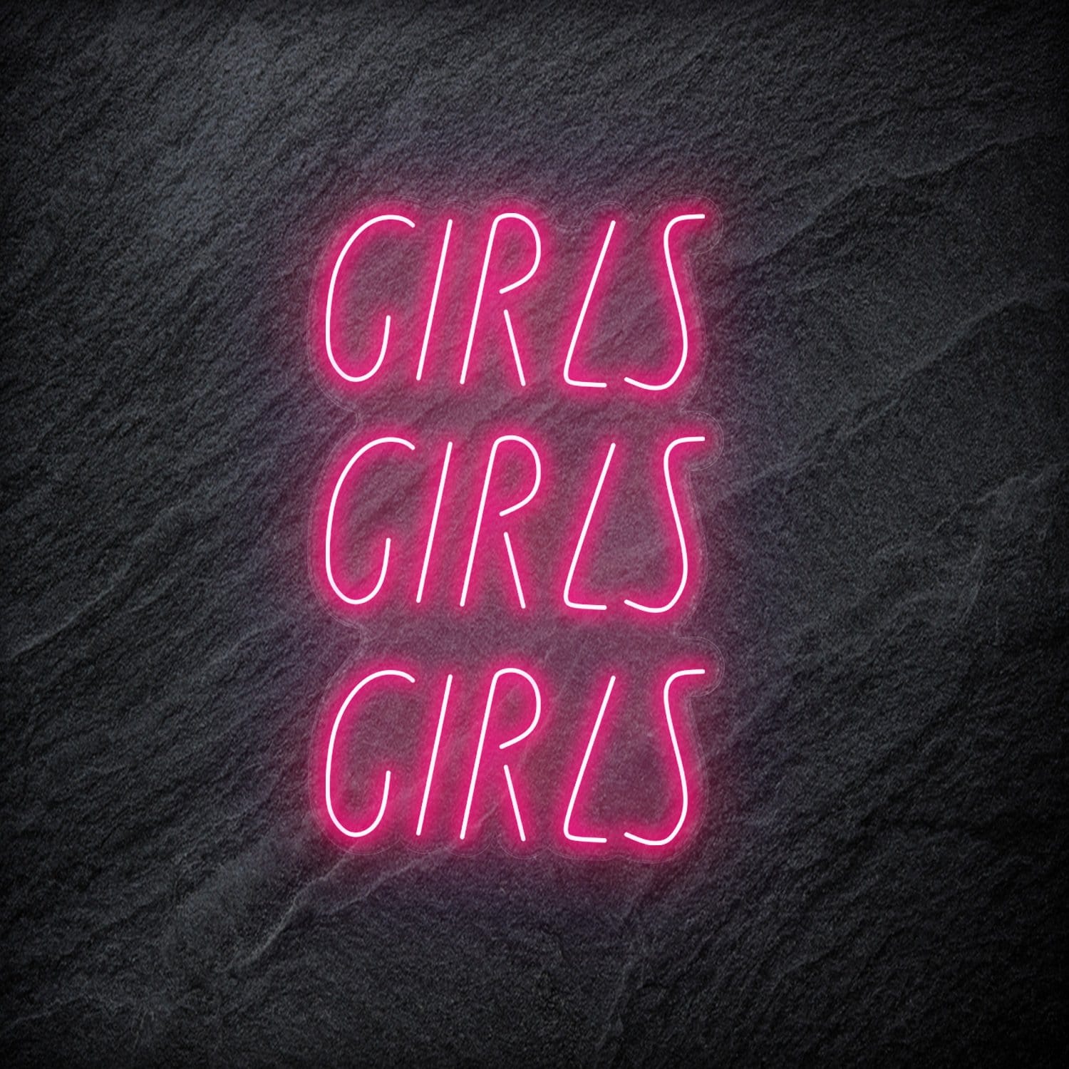 "GirlsGirlsGirls" LED Neonschild - NEONEVERGLOW