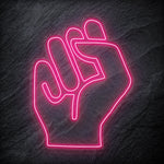 " Hoffnung" LED Neon Sign Schriftzug - NEONEVERGLOW