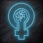 " Hoffnung Glaube" LED Neonschild - NEONEVERGLOW