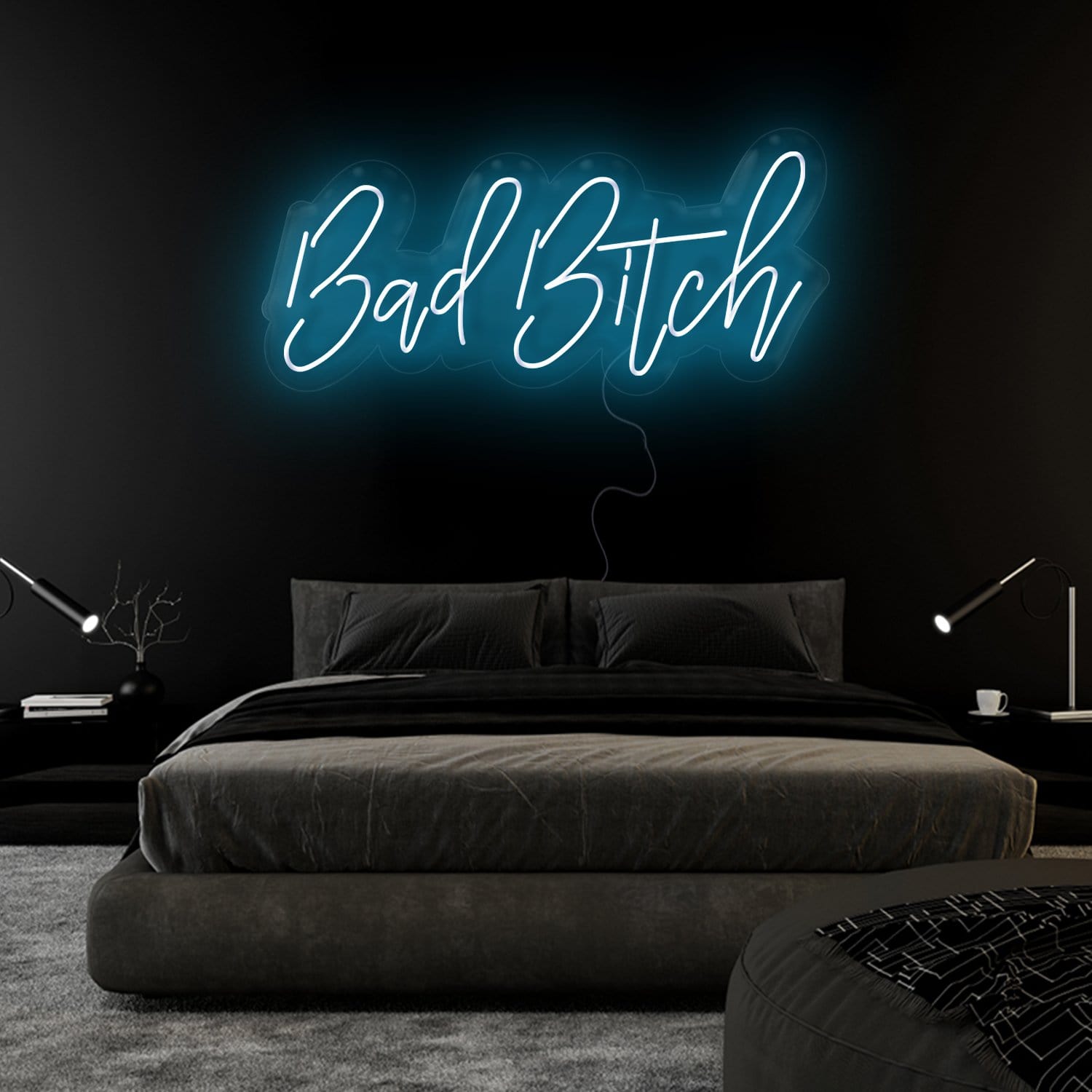 "Bad Bitch" LED Neonschild Sign Schriftzug - NEONEVERGLOW