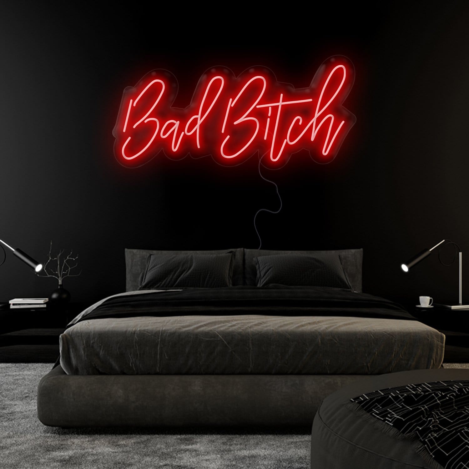 "Bad Bitch" LED Neonschild Sign Schriftzug - NEONEVERGLOW