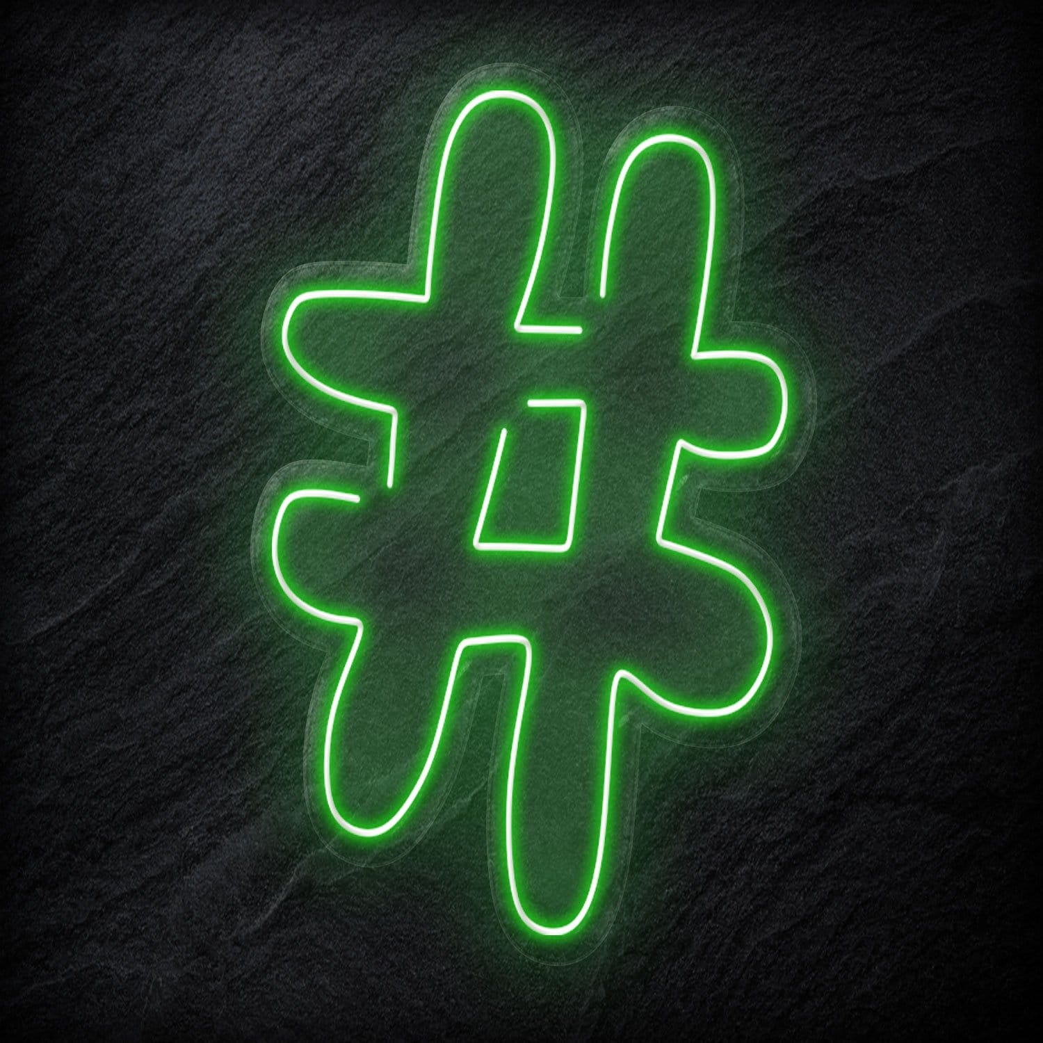 "#Hashtag" LED Neonschild - NEONEVERGLOW
