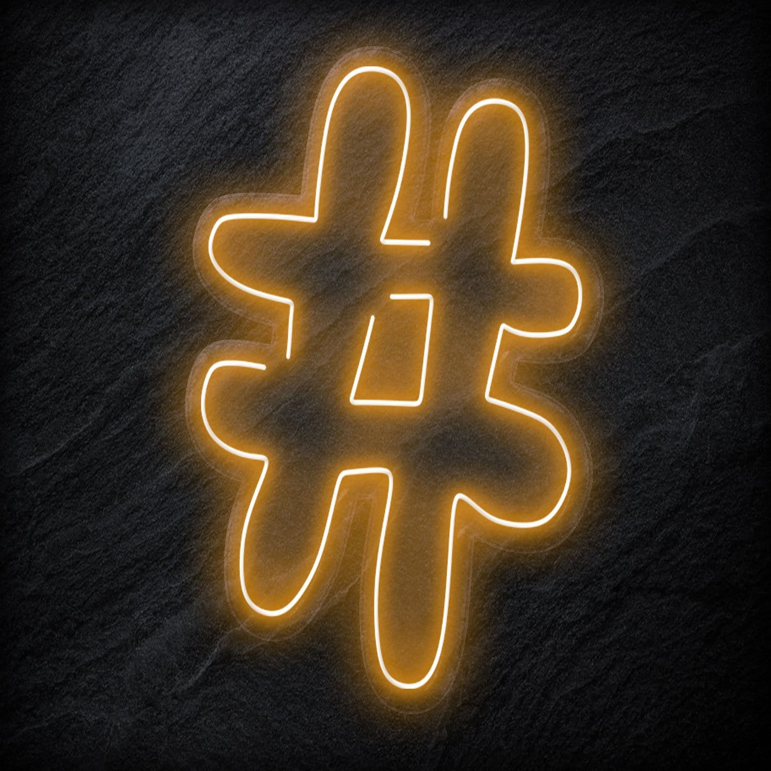 "#Hashtag" LED Neonschild - NEONEVERGLOW