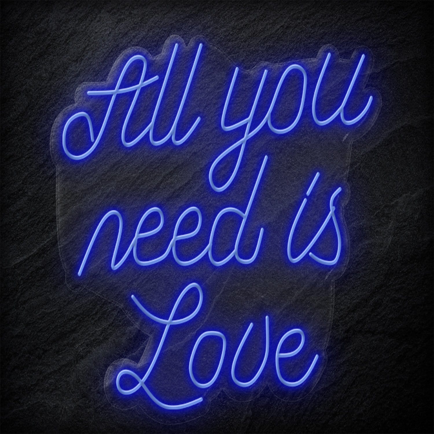 "All You Need is Love" LED  Neon Schriftzug - NEONEVERGLOW