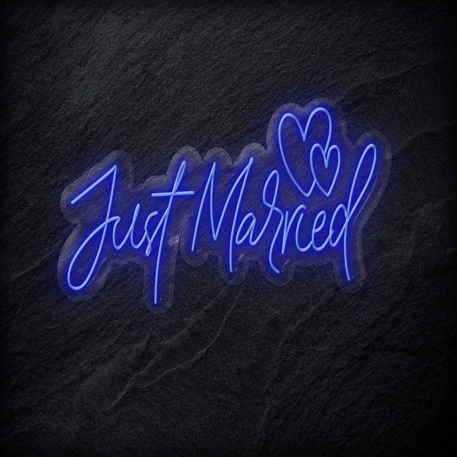 "Just Married" LED Neonschild - NEONEVERGLOW