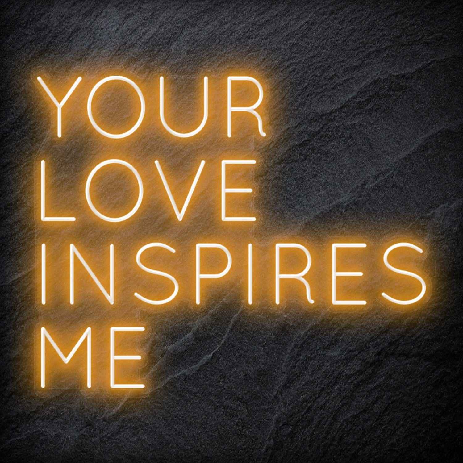 "Your Love Inspires Me " LED Neonschild Sign Schriftzug - NEONEVERGLOW