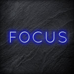 " Focus " LED Neon Sign Schriftzug - NEONEVERGLOW