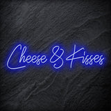 " Cheese & Kisses" LED Neon Schriftzug - NEONEVERGLOW