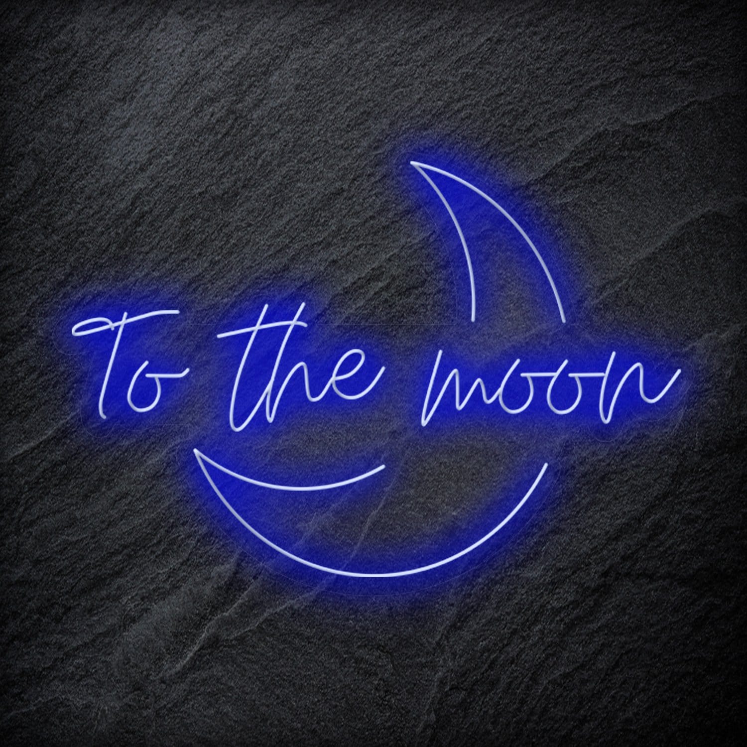 "To The Moon" LED Neonschild - NEONEVERGLOW