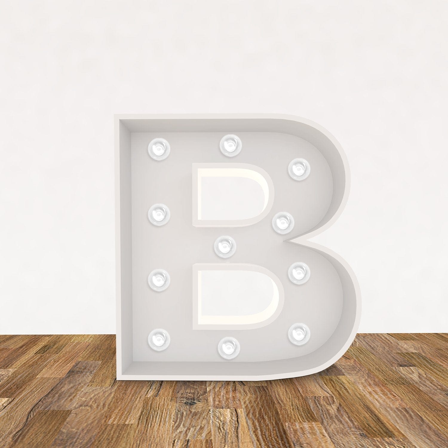 LED 3D Leuchtbuchstabe " B " - NEONEVERGLOW