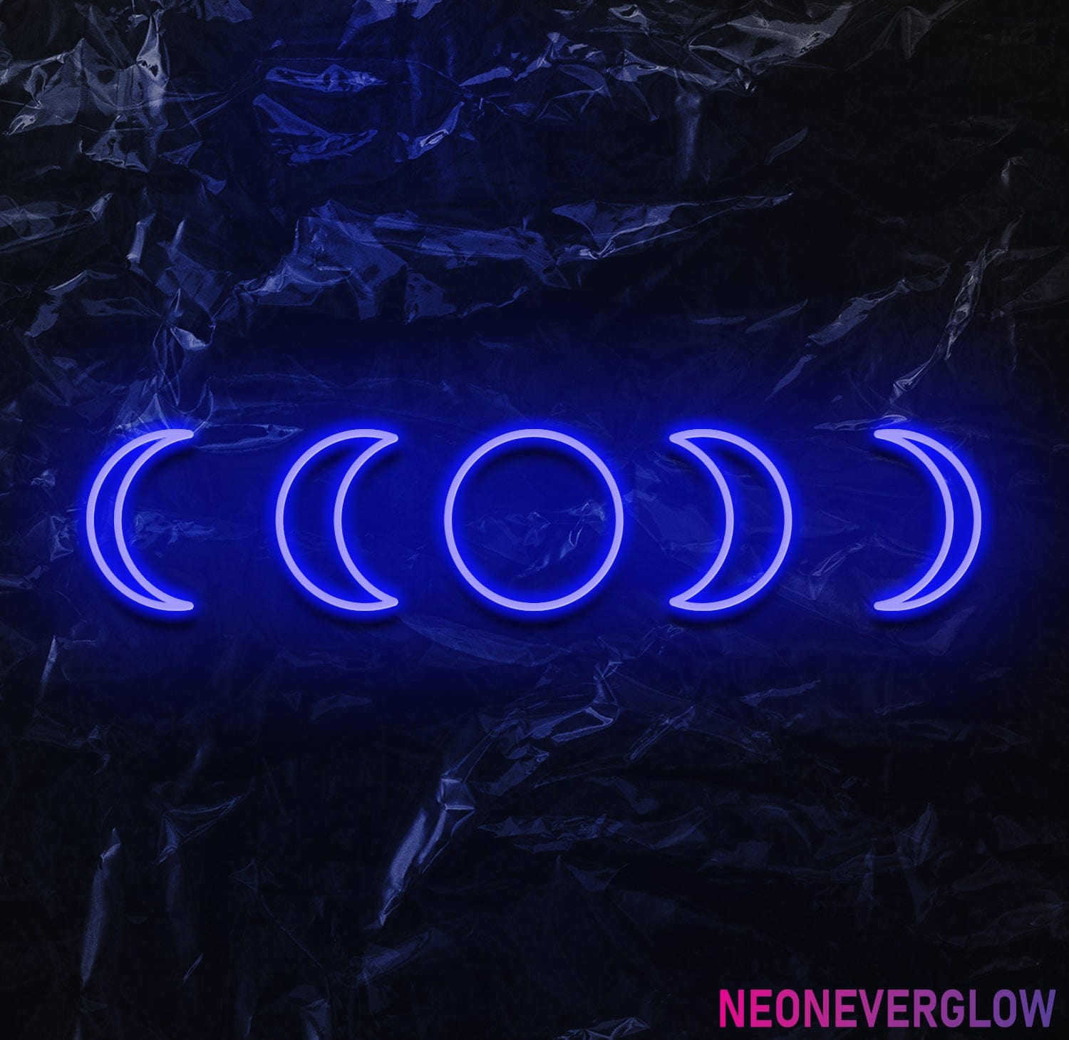 " Mond" LED Neonschild - NEONEVERGLOW