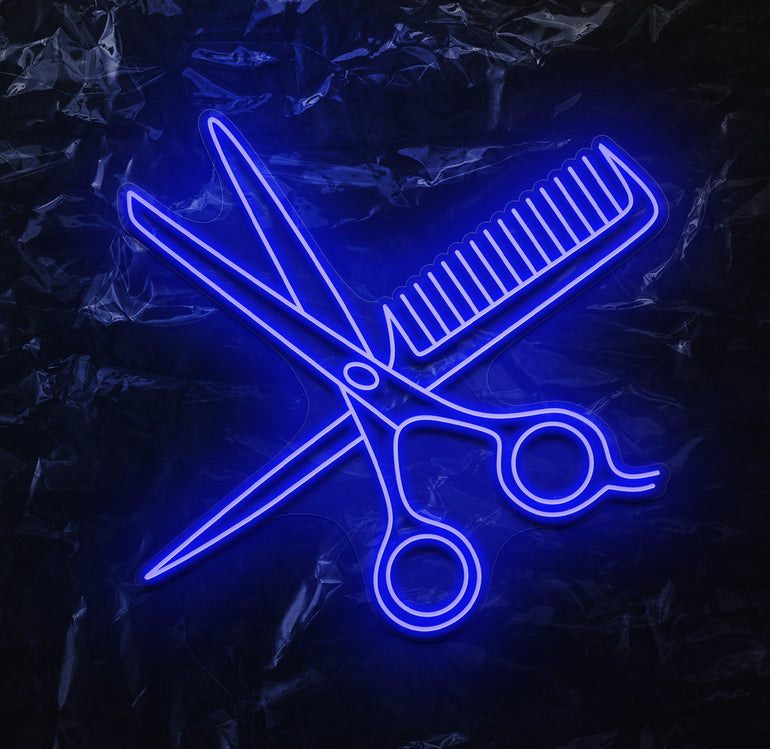 " Beauty Friseur" LED Neonschild - NEONEVERGLOW