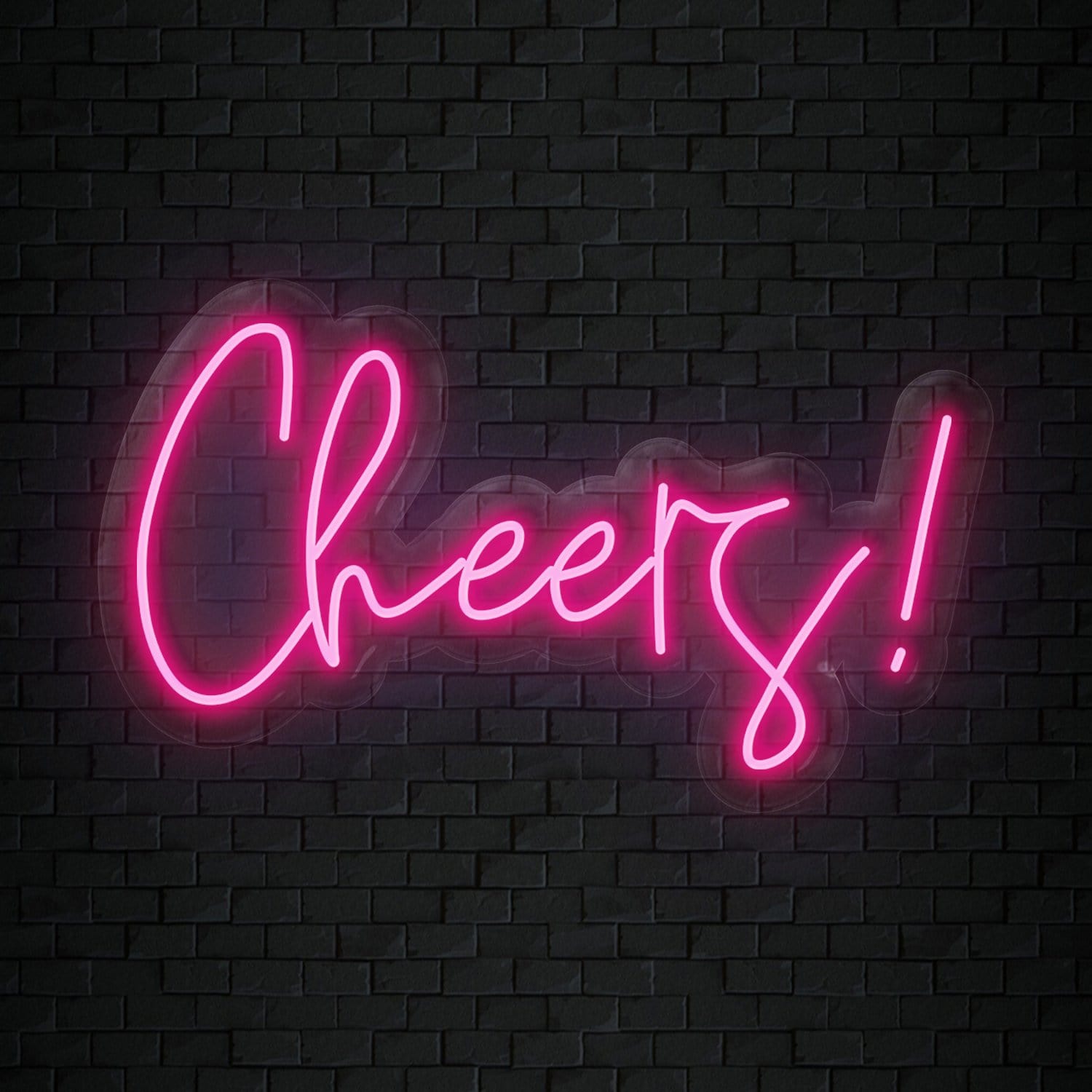 "Cheers" LED Neon Sign Schriftzug - NEONEVERGLOW