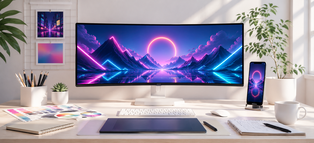 Neon Hintergrundbild gestalten