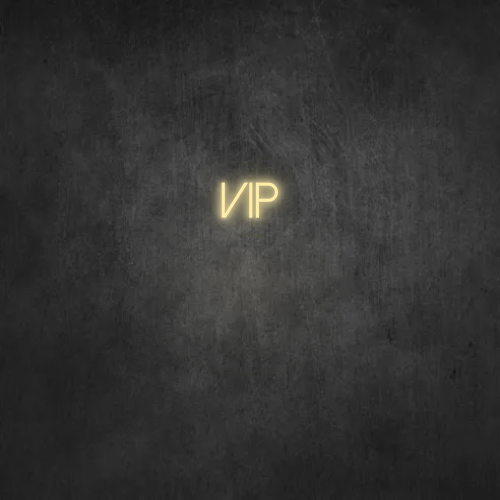 LED-Neon Schriftzug VIP - NEONEVERGLOW