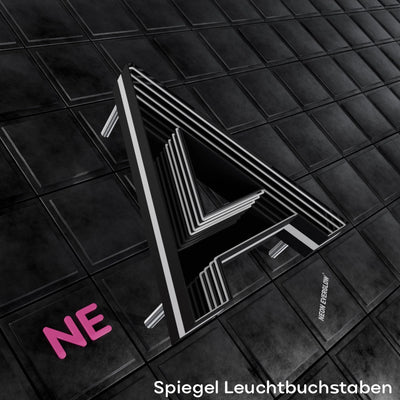 Spiegel Leuchbuchstaben