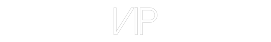 LED-Neon Schriftzug VIP - NEONEVERGLOW