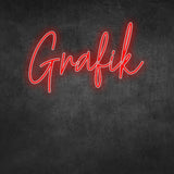 LED-Neon Schriftzug Grafik - NEONEVERGLOW