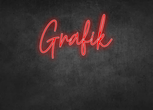 LED-Neon Schriftzug Grafik - NEONEVERGLOW