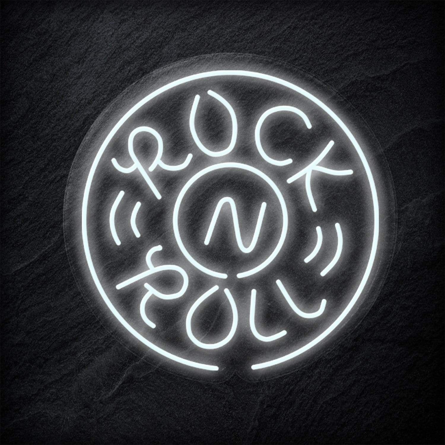 "Rockn Roll Musik" LED Neon Schild - NEONEVERGLOW
