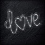 " Love Herz" LED Neon Schriftzug - NEONEVERGLOW