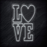 "LoVe" LED  Neon Schild - NEONEVERGLOW