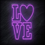 "LoVe" LED  Neon Schild - NEONEVERGLOW