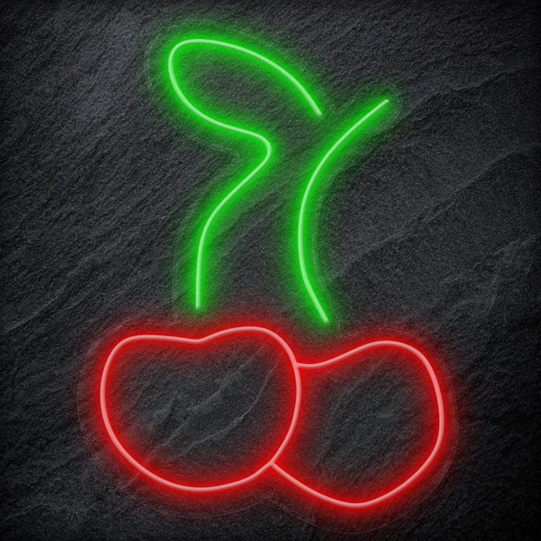 "Cherry Kirsche "LED  Neonschild Sign - NEONEVERGLOW