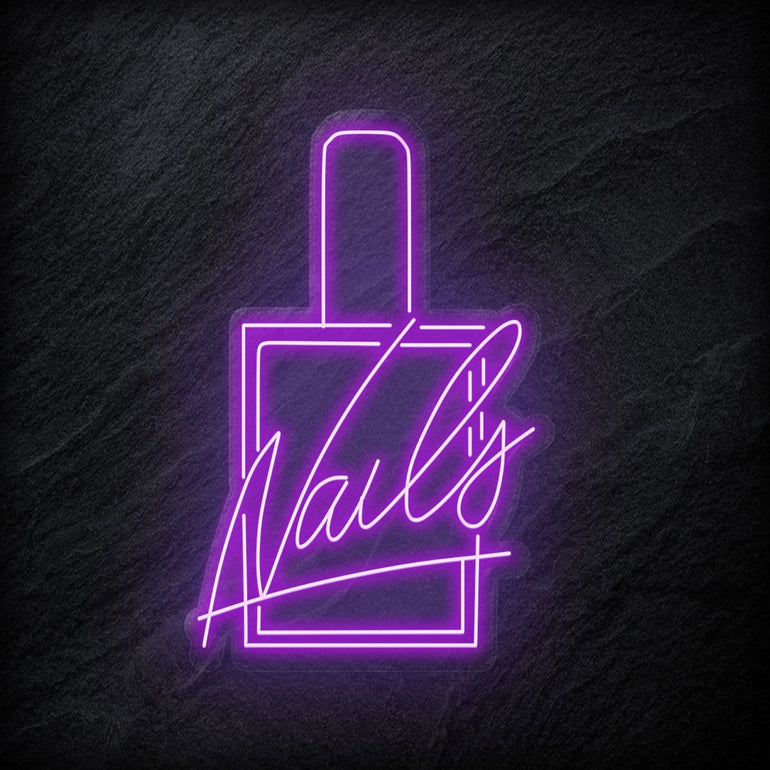 "Nails" LED Neonschild Sign - NEONEVERGLOW