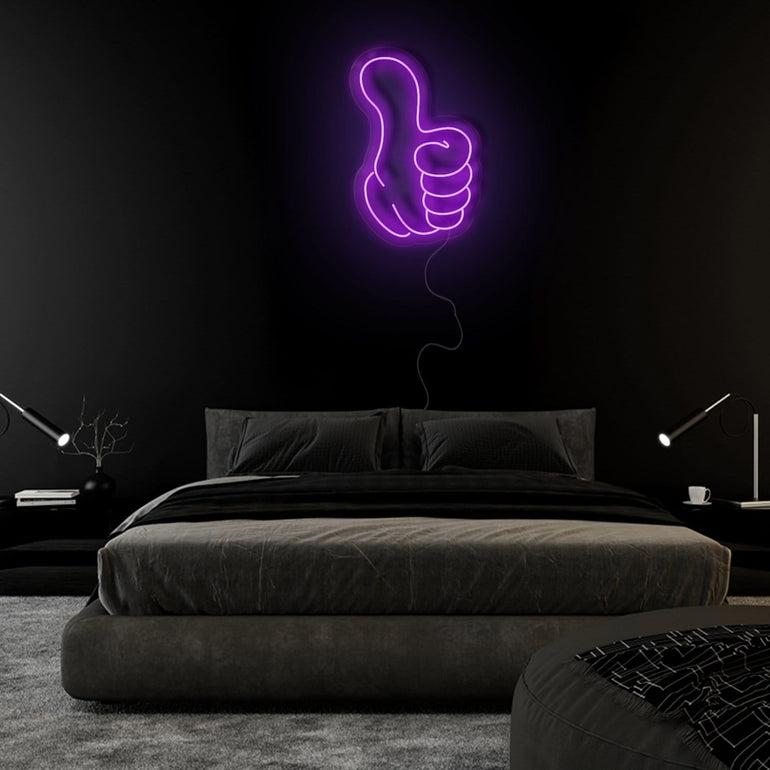 "Thumps Up" LED Neonschild Sign Schriftzug - NEONEVERGLOW