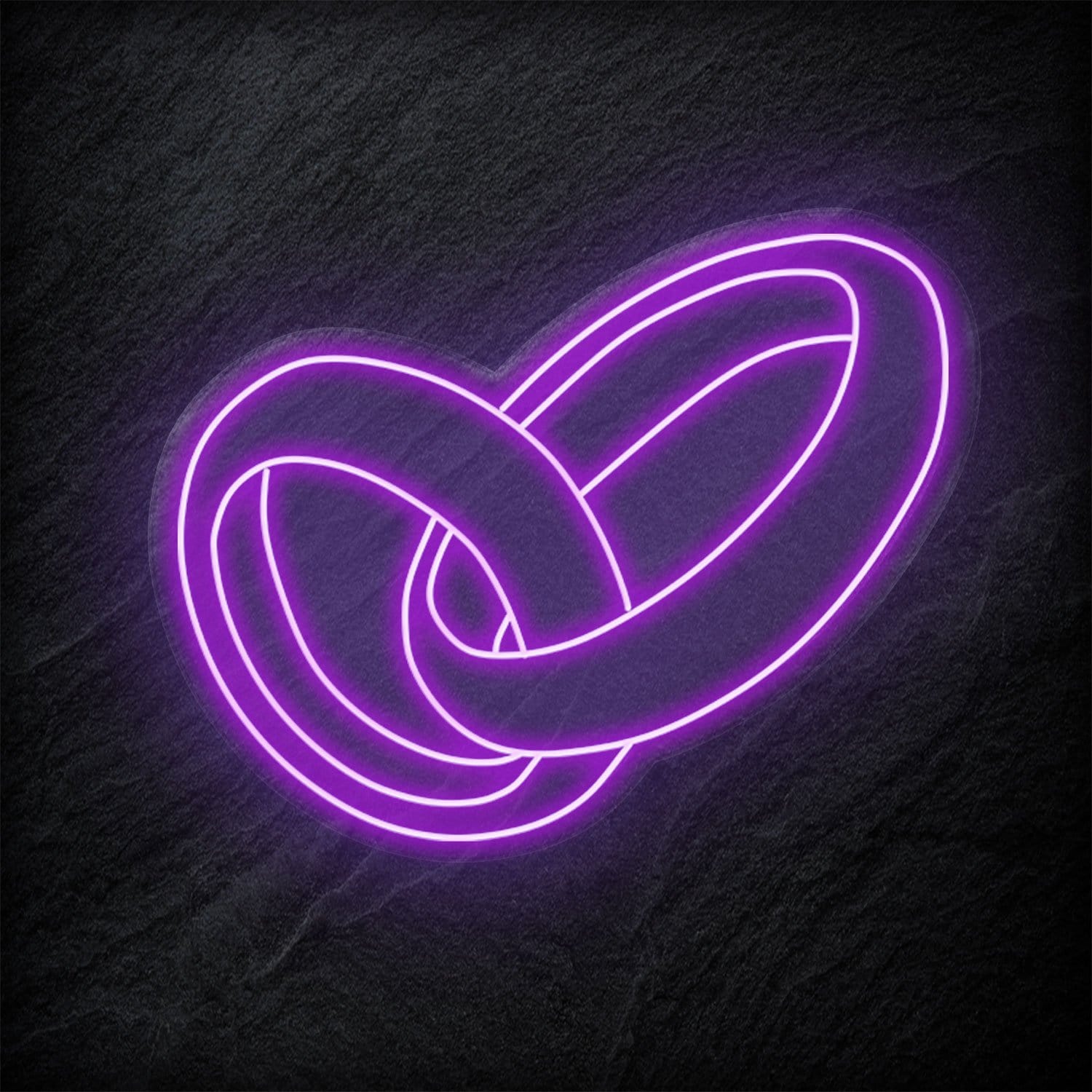 "Ringe Hochzeit" LED Neon Schild - NEONEVERGLOW