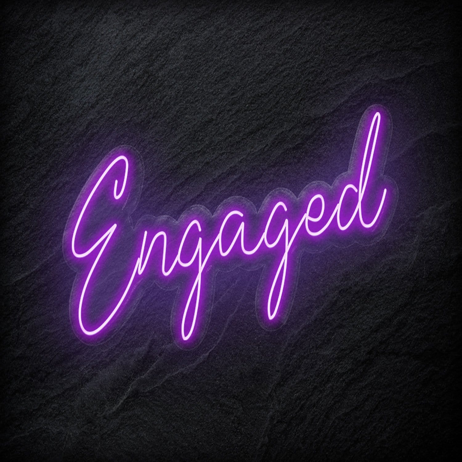 "Engaged" LED Neon Sign Schriftzug - NEONEVERGLOW