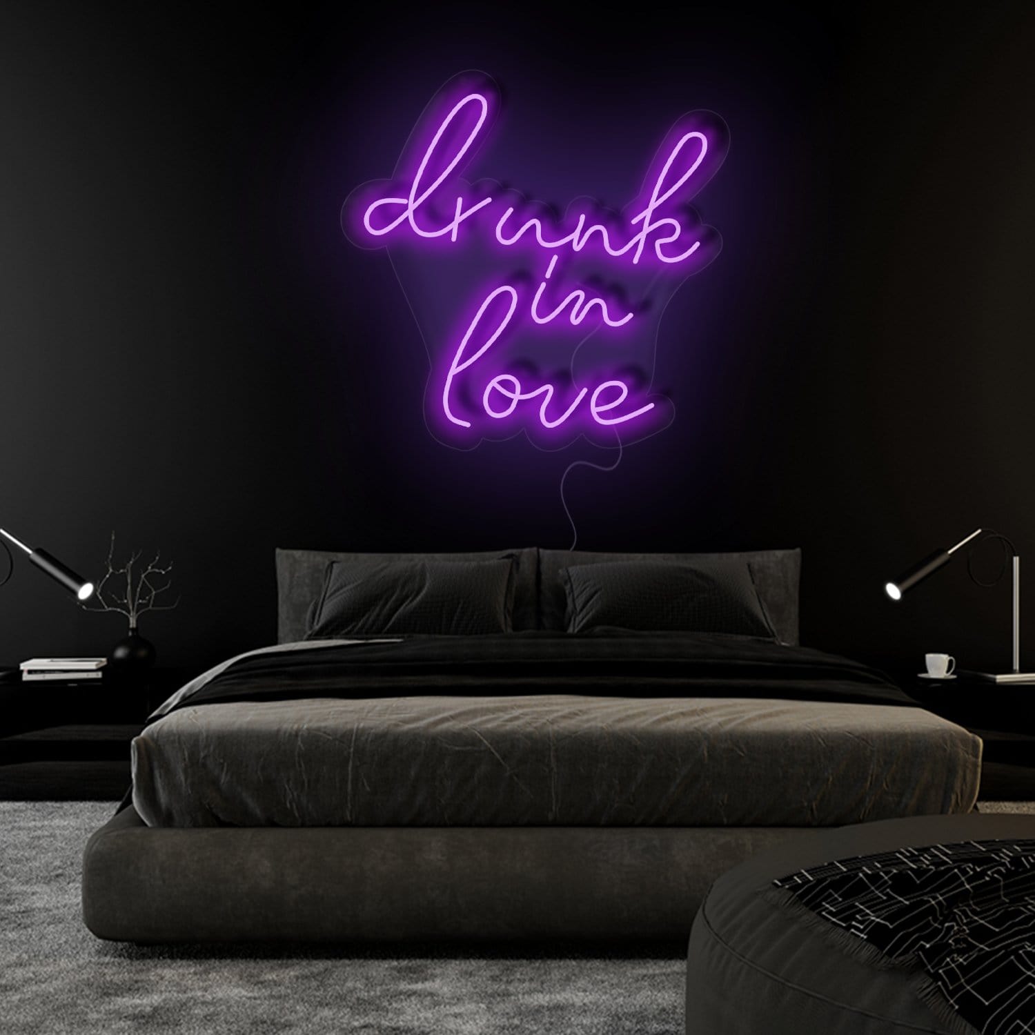 "Drunk in Love " LED Neon Sign Schriftzug - NEONEVERGLOW