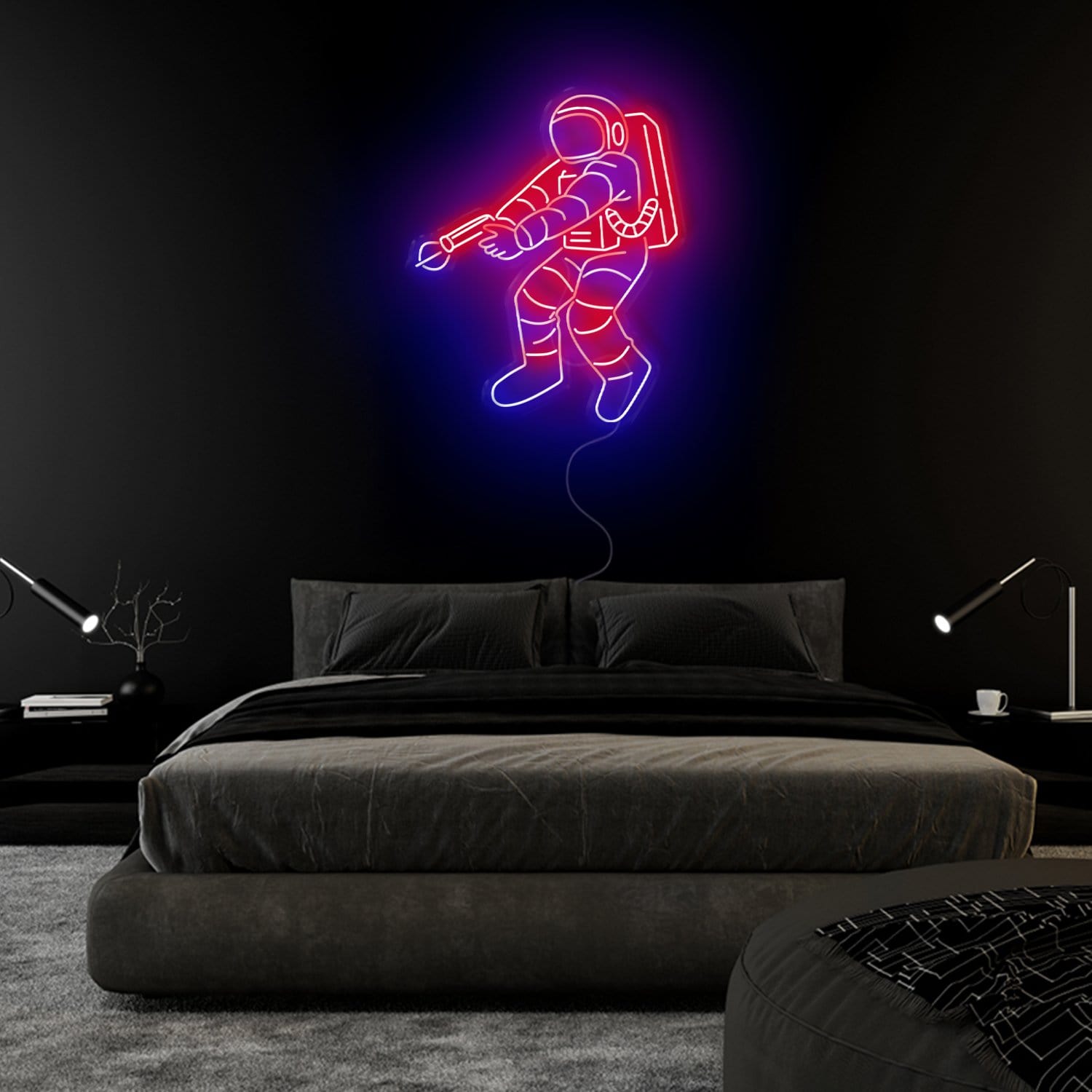 "Astronaut" LED Neonschild Schriftzug Sign - NEONEVERGLOW