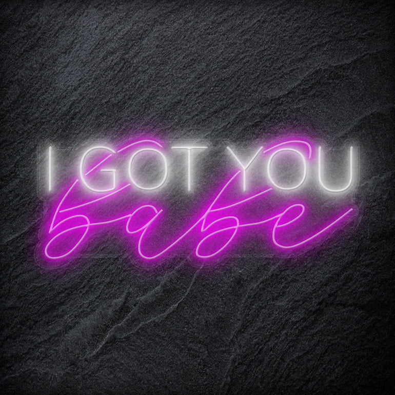 "I Got You Babe" LED Neonschild - NEONEVERGLOW