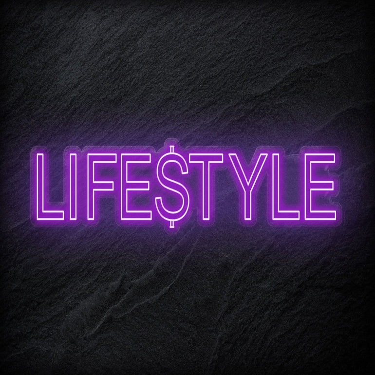 Lifestyle LED Neon Sign Schriftzug – NEONEVERGLOW