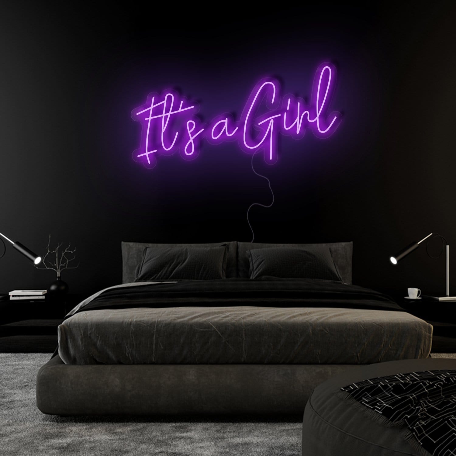 It´s a Girl LED Neonschild Sign Schriftzug - NEONEVERGLOW