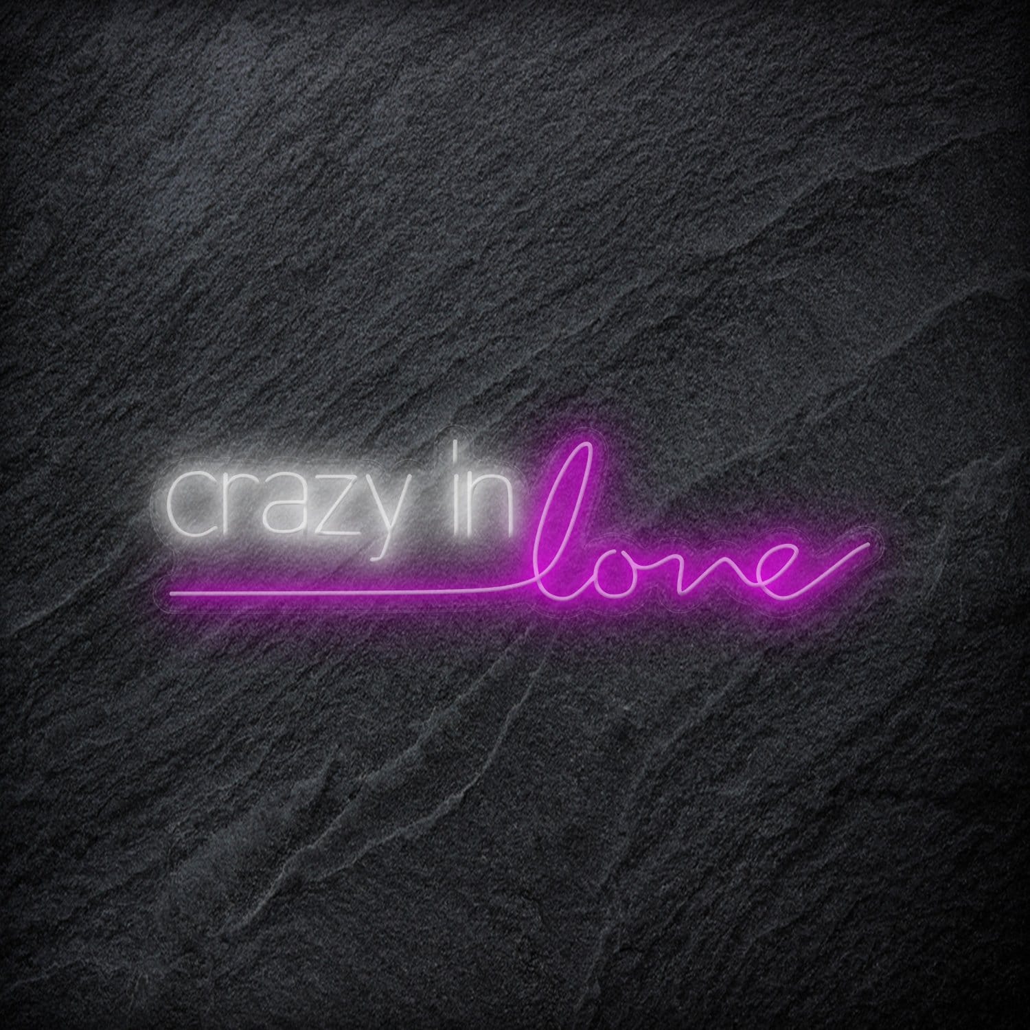 "Crazy In Love" LED Neonschild - NEONEVERGLOW