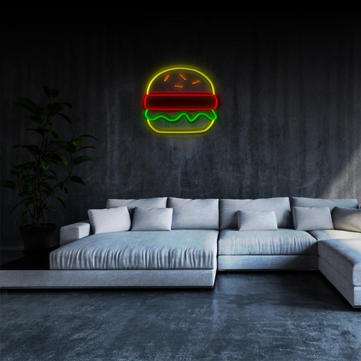 "Burger" LED Neonschild Sign Schriftzug - NEONEVERGLOW