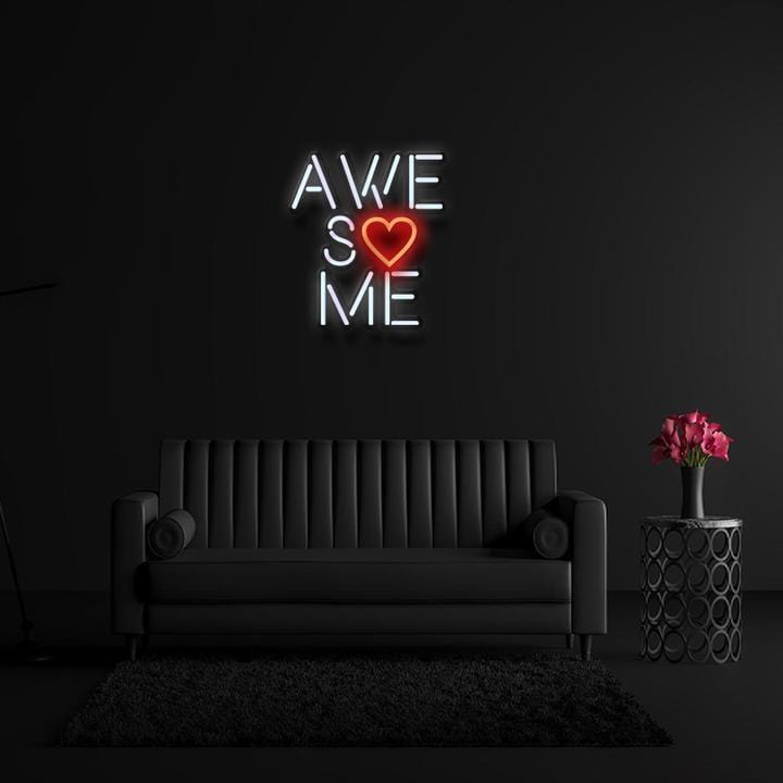 " Awesome " LED Neonschild Schriftzug Sign - NEONEVERGLOW