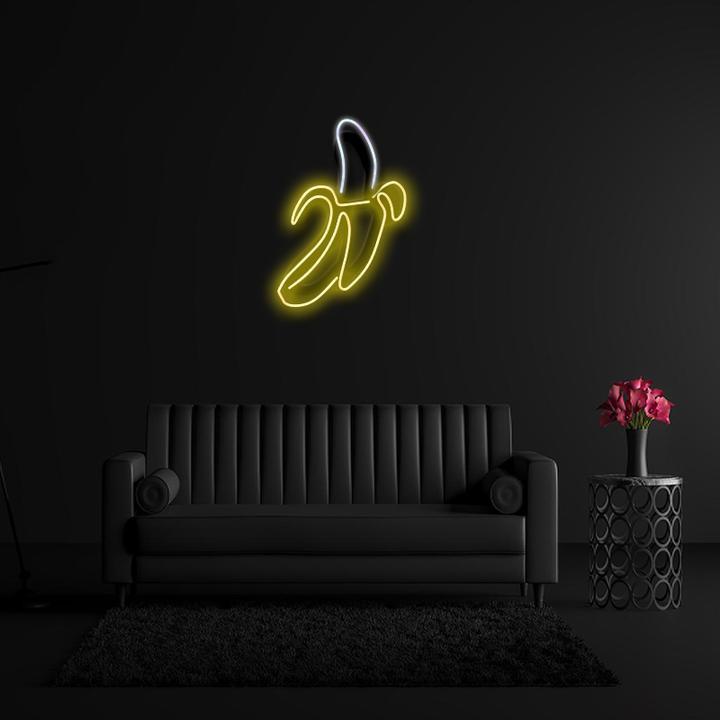 " Banane" LED Neonschild Sign Schriftzug - NEONEVERGLOW