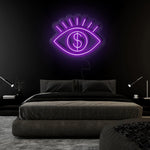 "Augen" LED Neonschild Sign - NEONEVERGLOW