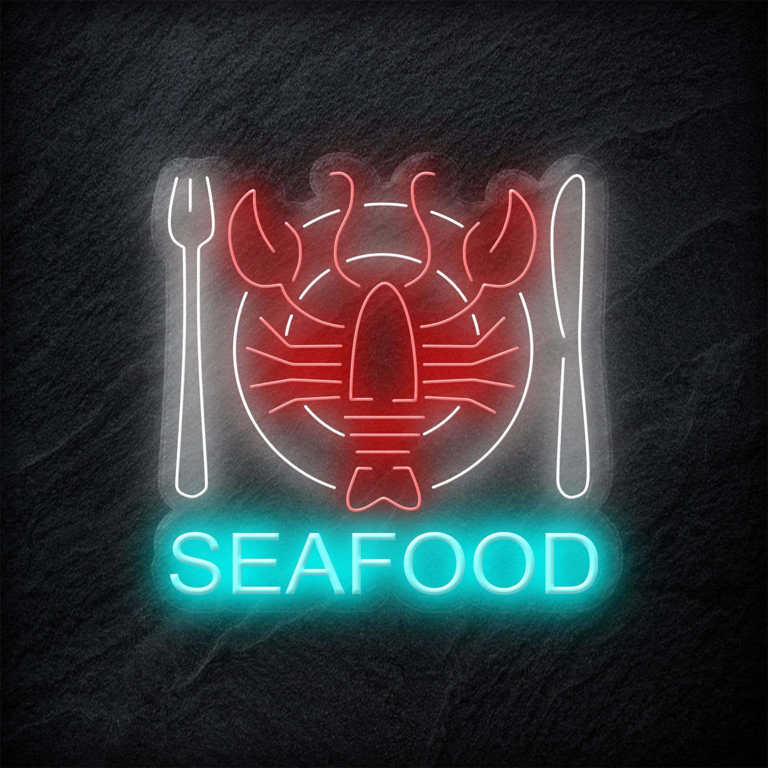 "Sea Food" LED Neon Schild - NEONEVERGLOW