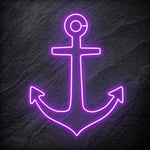 " Anker " LED Neonschild Schriftzug Sign - NEONEVERGLOW