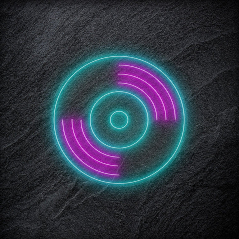 "CD Musik" LED Neonschild - NEONEVERGLOW