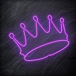 " Krone " LED Neonschild Sign - NEONEVERGLOW